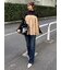 【WEB限定00サイズ】ストレッチセミフレアデニムパンツ