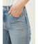 裾段差テーパードデニムパンツ