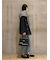 裾段差テーパードデニムパンツ