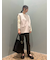 裾段差テーパードデニムパンツ