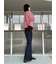 センター削りセミフレアデニムパンツ