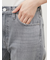 裾段差テーパードデニムパンツ