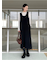 【セットアイテム】リブニットセットUネックニットワンピース