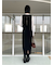 【セットアイテム】リブニットセットUネックニットワンピース