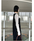【セットアイテム】リブニットセットUネックニットワンピース