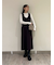 【セットアイテム】リブニットセットUネックニットワンピース