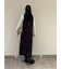 【セットアイテム】リブニットセットUネックニットワンピース