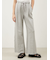 ルーズフィットタックワイドスウェットパンツ