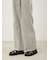 ルーズフィットタックワイドスウェットパンツ