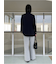 ルーズフィットタックワイドスウェットパンツ