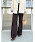 ルーズフィットタックワイドスウェットパンツ