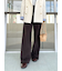 ルーズフィットタックワイドスウェットパンツ