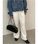 ルーズフィットタックワイドスウェットパンツ