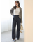 セルビッチワイドストレートデニムパンツ【ウォッシャブル】