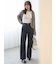 セルビッチワイドストレートデニムパンツ【ウォッシャブル】