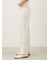 ミッドライズストレート細コールパンツ