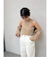 【セットアップ対応】ニットアメスリタンクトップ【ウォッシャブル】