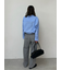 【WEB限定00サイズ】ワイドテーパードカットアウトデニムパンツ