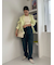 【WEB限定00サイズ】ワイドテーパードカットアウトデニムパンツ