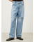 【WEB限定00サイズ】ワイドテーパードカットアウトデニムパンツ