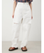 【WEB限定00サイズ】ワイドテーパードカットアウトデニムパンツ
