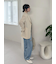 【WEB限定00サイズ】ワイドテーパードカットアウトデニムパンツ