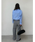 【WEB限定00サイズ】ワイドテーパードカットアウトデニムパンツ