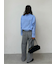 【WEB限定00サイズ】ワイドテーパードカットアウトデニムパンツ