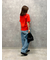 【WEB限定00サイズ】ワイドテーパードカットアウトデニムパンツ