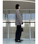 【WEB限定00サイズ】ワイドテーパードカットアウトデニムパンツ