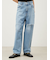 【WEB限定00サイズ】ワイドテーパードカットアウトデニムパンツ