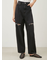 【WEB限定00サイズ】ワイドテーパードカットアウトデニムパンツ