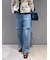 【WEB限定00サイズ】ワイドテーパードカットアウトデニムパンツ