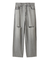 【WEB限定00サイズ】ワイドテーパードカットアウトデニムパンツ