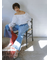 【WEB限定00サイズ】ルーズフィットタックバギーデニムパンツ