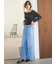 【WEB限定00サイズ】ルーズフィットタックバギーデニムパンツ