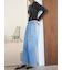 【WEB限定00サイズ】ルーズフィットタックバギーデニムパンツ