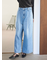 【WEB限定00サイズ】ルーズフィットタックバギーデニムパンツ