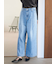 【WEB限定00サイズ】ルーズフィットタックバギーデニムパンツ