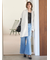 【WEB限定00サイズ】ルーズフィットタックバギーデニムパンツ