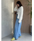 【WEB限定00サイズ】ルーズフィットタックバギーデニムパンツ