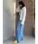【WEB限定00サイズ】ルーズフィットタックバギーデニムパンツ