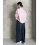 【WEB限定00サイズ】ルーズフィットタックバギーデニムパンツ