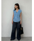 【WEB限定00サイズ】ルーズフィットタックバギーデニムパンツ