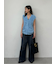【WEB限定00サイズ】ルーズフィットタックバギーデニムパンツ