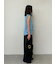 【WEB限定00サイズ】ルーズフィットタックバギーデニムパンツ