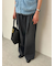 【WEB限定00サイズ】ルーズフィットタックバギーデニムパンツ