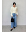 【WEB限定00サイズ】ルーズフィットタックバギーデニムパンツ