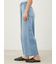 【WEB限定00サイズ】ルーズフィットタックバギーデニムパンツ