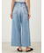 【WEB限定00サイズ】ルーズフィットタックバギーデニムパンツ